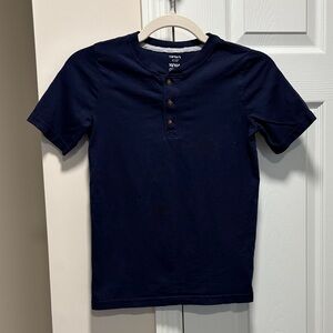 Carhartt Men's Dark Blue Button Down Shirt